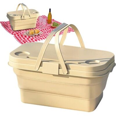 ABYSSE Panier Pliable, Paniers À Linge Pliables Pour Le Camping Supports De Paniers Peu Encombrants Pour Les Voyages Et Le Camping - Publicité ABYSSE Panier Pliable, Paniers À Linge Pliables Pour Le Camping Supports De Paniers Peu Encombrants Pour Les Voyages Et Le Camping - Publicité
