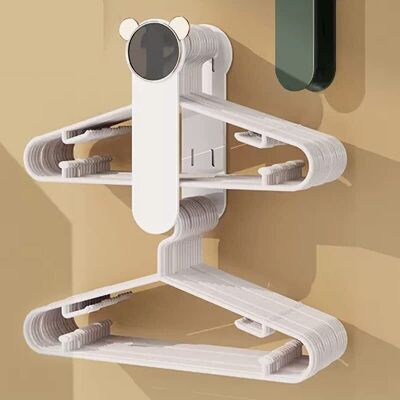 OEM Organiseur De Cintre Mural, Support De Rangement Extensible Pour Cintres, Pas De Perçage, Gain De Place, Support De Cintre Pliable Pour La Maison, Placard, Buanderie-dou - Publicité OEM Organiseur De Cintre Mural, Support De Rangement Extensible Pour Cintres, Pas De Perçage, Gain De Place, Support De Cintre Pliable Pour La Maison, Placard, Buanderie-dou - Publicité