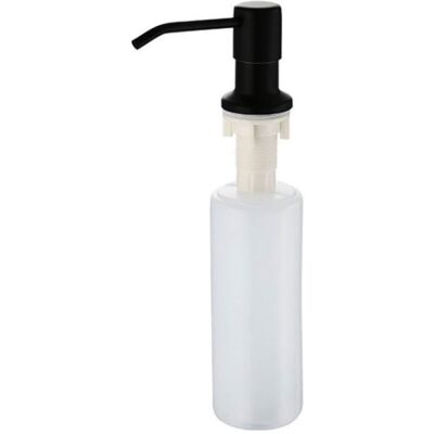 PELTOR Distributeur Savon Liquide Encastrable Avec Bouteille 300ml(noir), Distributeur Savon De Mousse Evier, Distributeur Liquide Vaisselle Cuisine, Distributeur De Détergent En Acier Inoxydable Pour Bains - Publicité PELTOR Distributeur Savon Liquide Encastrable Avec Bouteille 300ml(noir), Distributeur Savon De Mousse Evier, Distributeur Liquide Vaisselle Cuisine, Distributeur De Détergent En Acier Inoxydable Pour Bains - Publicité