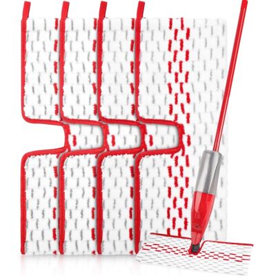 Melissa Houhence – Lot De 4 Recharges Microfibre Pour Serpillère Vileda 1-2 Spraymax – Lavables Et Réutilisables – Nettoyage En Profondeur Tous Types De Sols - Publicité Melissa Houhence – Lot De 4 Recharges Microfibre Pour Serpillère Vileda 1-2 Spraymax – Lavables Et Réutilisables – Nettoyage En Profondeur Tous Types De Sols - Publicité