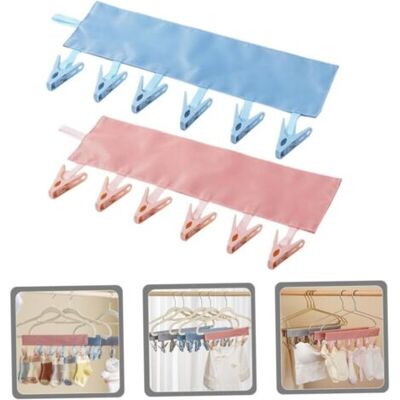 ABYSSE Cintres À Pince Pliables Pour Chaussettes Et Sous-vêtements, Portant Portable Et Stable, Gain De Place Pour Les Voyages Et La Maison, Conception Pliable Multifonctionnelle - Publicité ABYSSE Cintres À Pince Pliables Pour Chaussettes Et Sous-vêtements, Portant Portable Et Stable, Gain De Place Pour Les Voyages Et La Maison, Conception Pliable Multifonctionnelle - Publicité