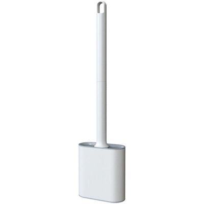 PELTOR Blanc Brosse Wc Silicone Plate- Brosse Toilette Et Supports, Anti-goutte, Antibactérienne, Balayette Wc Ventilée, Séchage Rapide Sans Odeur, Balai Wc Montage Mural/au Sol, Salle De Bain Et Wc - Publicité PELTOR Blanc Brosse Wc Silicone Plate- Brosse Toilette Et Supports, Anti-goutte, Antibactérienne, Balayette Wc Ventilée, Séchage Rapide Sans Odeur, Balai Wc Montage Mural/au Sol, Salle De Bain Et Wc - Publicité