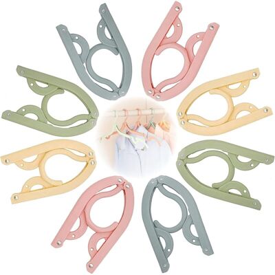 Melissa Cintres 8 Pièces Cintre Voyage Pliable Cintres Pliables Avec Antidérapant Cintres Portables Le Cintre Économise De L'Espace Pour La Maison, L'Hôtel, Les Voyages, Le Camping (4 Couleurs) - Publicité Melissa Cintres 8 Pièces Cintre Voyage Pliable Cintres Pliables Avec Antidérapant Cintres Portables Le Cintre Économise De L'Espace Pour La Maison, L'Hôtel, Les Voyages, Le Camping (4 Couleurs) - Publicité