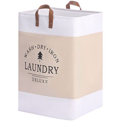 BRINSEA Grand Panier À Linge Pliable Et Imperméable Avec Poignées Panier À Linge Séparé Pour La Chambre Et La Salle De Bain. Publicité BRINSEA Grand Panier À Linge Pliable Et Imperméable Avec Poignées Panier À Linge Séparé Pour La Chambre Et La Salle De Bain. Publicité