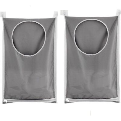 MOXIE 2 Pièces Sac À Linge, Panier À Linge Grande Contenance Sac De Rangement, Sac De Rangement Pour Sac De Placard À Linge Suspendu, Pour Salle De Bain, Dortoirs Et Placard (gris) - Publicité MOXIE 2 Pièces Sac À Linge, Panier À Linge Grande Contenance Sac De Rangement, Sac De Rangement Pour Sac De Placard À Linge Suspendu, Pour Salle De Bain, Dortoirs Et Placard (gris) - Publicité