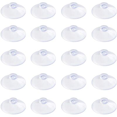 MOXIE 20 Pack Ventouses Transparentes Ventouses En Plastique Pvc De 2 Cm Sans Crochets Pour La Décoration Et L'Organisation De La Maison - Publicité MOXIE 20 Pack Ventouses Transparentes Ventouses En Plastique Pvc De 2 Cm Sans Crochets Pour La Décoration Et L'Organisation De La Maison - Publicité