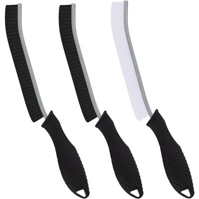 ACKERMAN 3pcs Brosse Nettoyage, Brosse De Nettoyage Des Interstices, Brosse Joint Carrelage,brosse Salle De Bain, Outils De Nettoyage Pour Une Utilisation Ménage (noir,blanc) - Publicité ACKERMAN 3pcs Brosse Nettoyage, Brosse De Nettoyage Des Interstices, Brosse Joint Carrelage,brosse Salle De Bain, Outils De Nettoyage Pour Une Utilisation Ménage (noir,blanc) - Publicité