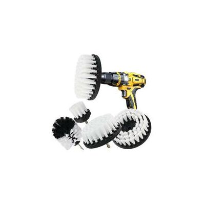 ABYSSE Ensemble De 5 Brosses De Nettoyage Pour Perceuses, Utilisables Sur Les Voitures, Le Carrelage, Les Tapis, Les Baignoires, Les Cuisines Et Les Toilettes (blanches). Publicité ABYSSE Ensemble De 5 Brosses De Nettoyage Pour Perceuses, Utilisables Sur Les Voitures, Le Carrelage, Les Tapis, Les Baignoires, Les Cuisines Et Les Toilettes (blanches). Publicité