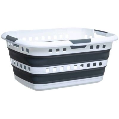 Cellfast Corbeille À Linge Pliable 45l - Grande Capacité - Poignées Ergonomiques - 5five - Publicité Cellfast Corbeille À Linge Pliable 45l - Grande Capacité - Poignées Ergonomiques - 5five - Publicité