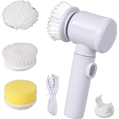 Melissa Brosse De Nettoyage Électrique, Handheld Spin Scrubbe, Épurateur Électrique Avec 3 Têtes De Brosse, Kit De Nettoyage Automatique Pour Baignoire, Cuisine, Carrelage, Fenêtre, Baignoire, Vaisselle - Publicité Melissa Brosse De Nettoyage Électrique, Handheld Spin Scrubbe, Épurateur Électrique Avec 3 Têtes De Brosse, Kit De Nettoyage Automatique Pour Baignoire, Cuisine, Carrelage, Fenêtre, Baignoire, Vaisselle - Publicité