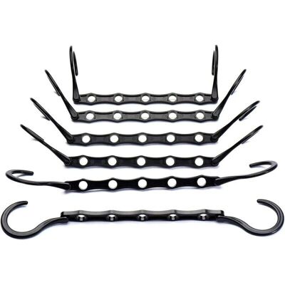 PELTOR Lot De 10 Cintres Magiques Organisateur De Noir 38cm Cintre Garde-robe Rangement Pour Vêtements Gain De Place Dans Les Placard - Publicité PELTOR Lot De 10 Cintres Magiques Organisateur De Noir 38cm Cintre Garde-robe Rangement Pour Vêtements Gain De Place Dans Les Placard - Publicité