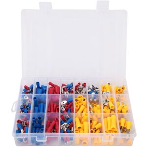 Debuns - 200/300/360pcs Assorted Spade Crimp Terminals Set Insulated Electrical Wiring Connector Kit (300,dubuns - Publicité Debuns - 200/300/360pcs Assorted Spade Crimp Terminals Set Insulated Electrical Wiring Connector Kit (300,dubuns - Publicité