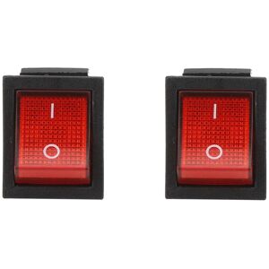GISTUCH 5 Pièces Interrupteur À Bascule 16a 250v 4 Broches Avec Accessoire De Contrle Industriel À Lumière Rouge 31 X 25mm - Publicité GISTUCH 5 Pièces Interrupteur À Bascule 16a 250v 4 Broches Avec Accessoire De Contrle Industriel À Lumière Rouge 31 X 25mm - Publicité
