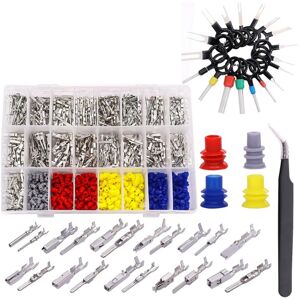 TLILY 755 Pièces Kit De Connecteur Broches Borne Fil Électrique Voiture 1/1,5/1,8/2,2/2,8/3,5 Mm 21 Type Terminal Auto - Publicité TLILY 755 Pièces Kit De Connecteur Broches Borne Fil Électrique Voiture 1/1,5/1,8/2,2/2,8/3,5 Mm 21 Type Terminal Auto - Publicité