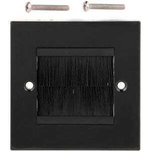 FLAMMKRAFT Cache-fils Mural Anti-poussière Pour Prises Et Câbles, Plaque De Montage Blanche - Publicité FLAMMKRAFT Cache-fils Mural Anti-poussière Pour Prises Et Câbles, Plaque De Montage Blanche - Publicité