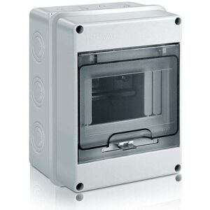 TUSERXLN Coffret Electrique Etanche Exterieur, Ip65 Boîtier De Distribution En Saillie Avec Terminaux, Abs De Surface En Plastique Pour Une Utilisation À L'Extérieur, (5 Module) - Publicité TUSERXLN Coffret Electrique Etanche Exterieur, Ip65 Boîtier De Distribution En Saillie Avec Terminaux, Abs De Surface En Plastique Pour Une Utilisation À L'Extérieur, (5 Module) - Publicité