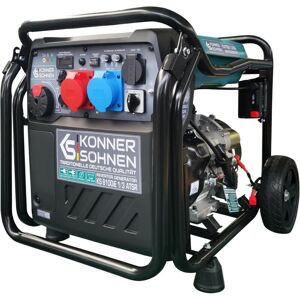 KÖNNER & SÖHNEN Ks 8100ie 1/3 Atsr Groupe Électrogène Inverter 8,5 Kw, Pour Fonctionnement Monophasé (230v) Et Triphasé (400v), Groupe Électrogène À Essence Avec Possibilité De Raccordement Ats - Könner&söhnen - Publicité KÖNNER & SÖHNEN Ks 8100ie 1/3 Atsr Groupe Électrogène Inverter 8,5 Kw, Pour Fonctionnement Monophasé (230v) Et Triphasé (400v), Groupe Électrogène À Essence Avec Possibilité De Raccordement Ats - Könner&söhnen - Publicité