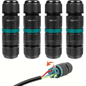 OEM Lot De 4 Connecteur Etanche 3 Fils, Connecteurs De Fils Étanches, Boite De Jonction Electrique, Raccord Electrique Etanche Ip68, Connexion De Câble Extérieur De Manchon Pour Câble Souterrain - Publicité OEM Lot De 4 Connecteur Etanche 3 Fils, Connecteurs De Fils Étanches, Boite De Jonction Electrique, Raccord Electrique Etanche Ip68, Connexion De Câble Extérieur De Manchon Pour Câble Souterrain - Publicité