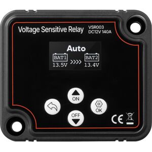 Mophorn Relais De Tension 12 V 140 A Avec Isolateur De Batterie Intelligent, Manuel Et Automatique, Adapté Aux Batteries Lithium-ion Et Plomb-acide Pour Voitures, Camions, Camping-cars, Utv, Vtt - Publicité Mophorn Relais De Tension 12 V 140 A Avec Isolateur De Batterie Intelligent, Manuel Et Automatique, Adapté Aux Batteries Lithium-ion Et Plomb-acide Pour Voitures, Camions, Camping-cars, Utv, Vtt - Publicité