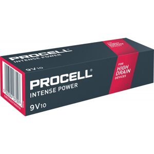 Battery procell Intense E-Block, 6LR61, 9V (10-Pack) (137097) - Duracell - Publicité