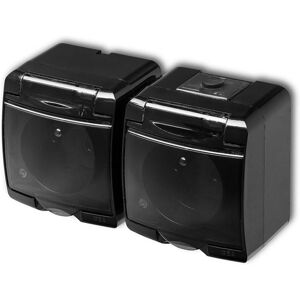 Prise Double Avec Mise À La Terre 2x 2p+ Clapet De Protection Teinté Noir Karlik - Publicité Prise Double Avec Mise À La Terre 2x 2p+ Clapet De Protection Teinté Noir Karlik - Publicité