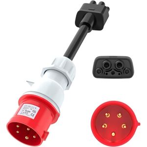 Ulisem Adaptateur Cee 5 Broches Vers Tesla, Rallonge De Câble De Charge 32 A/7 Kw Gen 2 Pour Tesla Model S/3/x/y, Mise À La Terre Requise Pour Le Fonctionnement - Publicité Ulisem Adaptateur Cee 5 Broches Vers Tesla, Rallonge De Câble De Charge 32 A/7 Kw Gen 2 Pour Tesla Model S/3/x/y, Mise À La Terre Requise Pour Le Fonctionnement - Publicité