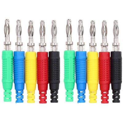 MIXHOME Lot De 2 Fiches Bananes Pour Lanterne, En Laiton, Fiches Pa, Prises Bananes Pour Onduleurs Industriels - Publicité MIXHOME Lot De 2 Fiches Bananes Pour Lanterne, En Laiton, Fiches Pa, Prises Bananes Pour Onduleurs Industriels - Publicité