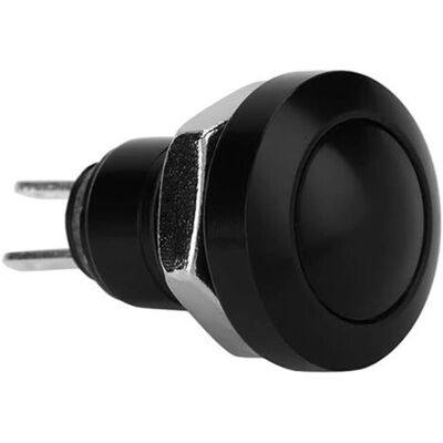OEM Bouton Poussoir Momentané Interrupteur À Bouton-poussoir Momentané Etanche Mini Commutateur Convient Aux Trous De Montage De 8mm(noir) - Publicité OEM Bouton Poussoir Momentané Interrupteur À Bouton-poussoir Momentané Etanche Mini Commutateur Convient Aux Trous De Montage De 8mm(noir) - Publicité