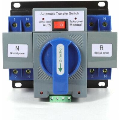 OEM Commutateur Automatique Double 2p 63a – Tension 220v – Indice De Protection Ip63 – Temps De Conversion ≤2s – Installation Murale - Publicité OEM Commutateur Automatique Double 2p 63a – Tension 220v – Indice De Protection Ip63 – Temps De Conversion ≤2s – Installation Murale - Publicité