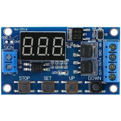 OEM Dc 5v-36v Module De Relais Minuterie Microcontrôleur Compte À Rebours Avec Affichage Led Numérique Minuteur-crezuo - Publicité OEM Dc 5v-36v Module De Relais Minuterie Microcontrôleur Compte À Rebours Avec Affichage Led Numérique Minuteur-crezuo - Publicité
