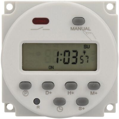 OEM Minuterie Programmable À Affichage Numérique, Petit Type, 7 Jours, 1s 168h, 5va (12v Dc)-crezuo - Publicité OEM Minuterie Programmable À Affichage Numérique, Petit Type, 7 Jours, 1s 168h, 5va (12v Dc)-crezuo - Publicité