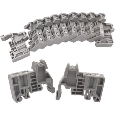 OEM Borniers Pour Rail Din E/uk - Supports D'Extrémité Gris (100 Pièces Par Paquet) - Publicité OEM Borniers Pour Rail Din E/uk - Supports D'Extrémité Gris (100 Pièces Par Paquet) - Publicité