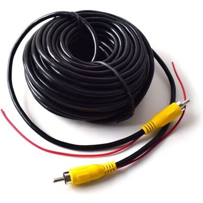 ABYSSE 15m Vidéo Cable Rallonge Rca Jack Câble Prise Phono Connecteur Plug Pour Recul Voiture Fil De Détection Rouge - Publicité ABYSSE 15m Vidéo Cable Rallonge Rca Jack Câble Prise Phono Connecteur Plug Pour Recul Voiture Fil De Détection Rouge - Publicité