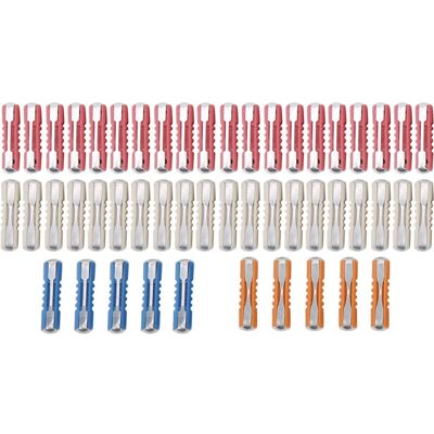 MOXIE Sjlerst Kit De Fusibles De Voiture 5a 8a 16a 25a, Ensemble De Fusibles Européens En Forme De Torpille Avec Des Performances Stables, 50 Pièces - Publicité MOXIE Sjlerst Kit De Fusibles De Voiture 5a 8a 16a 25a, Ensemble De Fusibles Européens En Forme De Torpille Avec Des Performances Stables, 50 Pièces - Publicité
