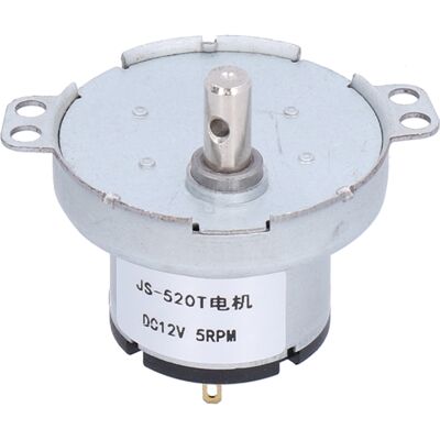 LBVIE Moteur Synchrone Js-520t, Moteur À Engrenages Cc 12 V 5 Tr/min Robuste Pour Produits Électroniques - Publicité LBVIE Moteur Synchrone Js-520t, Moteur À Engrenages Cc 12 V 5 Tr/min Robuste Pour Produits Électroniques - Publicité