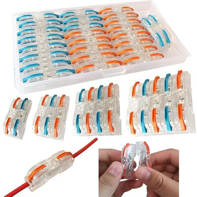 SANS MARQUE Spl-1 Connecteur Electrique, Connecteur À Ecrou À Levier Connecteurs Connecteurs De Fils Compacts (13 Pcs Bleu+13 Pcsrouge) - Publicité SANS MARQUE Spl-1 Connecteur Electrique, Connecteur À Ecrou À Levier Connecteurs Connecteurs De Fils Compacts (13 Pcs Bleu+13 Pcsrouge) - Publicité