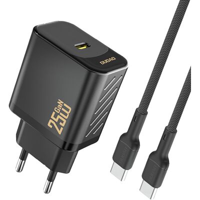 OEM Chargeur Mural Usb-c Avec Câble Usb-c Gan Pd 25 W - Noir - Publicité OEM Chargeur Mural Usb-c Avec Câble Usb-c Gan Pd 25 W - Noir - Publicité
