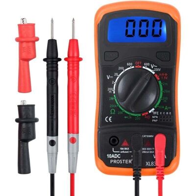 OEM Multimètre Numérique Xl830l 2000 Comptes Mini Multimètre Testeur De Pile Courant Tension Ac Dc Résistance Buzzer Transistor Voltmètre Ampèremètre Avec Écran Lcd Rétroéclairé - Publicité OEM Multimètre Numérique Xl830l 2000 Comptes Mini Multimètre Testeur De Pile Courant Tension Ac Dc Résistance Buzzer Transistor Voltmètre Ampèremètre Avec Écran Lcd Rétroéclairé - Publicité