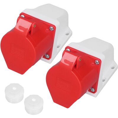 OEM 2 Jeux De Prises Industrielles 5 Broches Ip44, Étanche, 3 Phases, Connecteur Monté En Surface, 32a, 220 À 380v, 240 À 415v-crezuo - Publicité OEM 2 Jeux De Prises Industrielles 5 Broches Ip44, Étanche, 3 Phases, Connecteur Monté En Surface, 32a, 220 À 380v, 240 À 415v-crezuo - Publicité