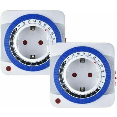 ABYSSE Minuterie Mécanique, Minuterie Intemporelle Programmable 24 Heures 96 Segments De Commutation Interrupteur De Minuterie Éclairage 16a 3680w Pour Lumières, Appareils Électroménagers - Publicité ABYSSE Minuterie Mécanique, Minuterie Intemporelle Programmable 24 Heures 96 Segments De Commutation Interrupteur De Minuterie Éclairage 16a 3680w Pour Lumières, Appareils Électroménagers - Publicité