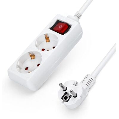 OEM Multiprises 2 Prises Extension D'Alimentation De 3g1.0m㎡ 1.5m Câble Et Interrupteur Et Sécurité Enfant Blanc Prise De Type Allemand-crezuo - Publicité OEM Multiprises 2 Prises Extension D'Alimentation De 3g1.0m㎡ 1.5m Câble Et Interrupteur Et Sécurité Enfant Blanc Prise De Type Allemand-crezuo - Publicité