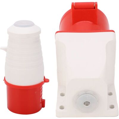 OEM Prise De Courant 4 Broches 32a, Connecteur D'Alimentation Triphasé, Prise Industrielle Étanche Montée En Surface Ac 380v-415v,prises, Convertisseurs-crezuo - Publicité OEM Prise De Courant 4 Broches 32a, Connecteur D'Alimentation Triphasé, Prise Industrielle Étanche Montée En Surface Ac 380v-415v,prises, Convertisseurs-crezuo - Publicité