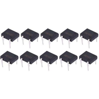 OEM Db107 Pont Redresseur De Diode 1a 1000v 4 Broches Pour Appareils Ménagers Et Circuit Électronique Industriel(10pcs) - Publicité OEM Db107 Pont Redresseur De Diode 1a 1000v 4 Broches Pour Appareils Ménagers Et Circuit Électronique Industriel(10pcs) - Publicité