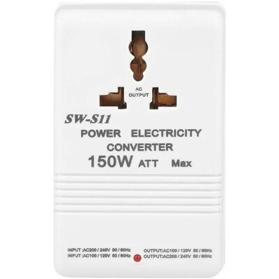 OEM Jeffergarden Sw S11 150w Convertisseur De Tension Élévateur Et Abaisseur -double Transformateur 220v À 110v/110v À 220v Prise Cn-dou - Publicité OEM Jeffergarden Sw S11 150w Convertisseur De Tension Élévateur Et Abaisseur -double Transformateur 220v À 110v/110v À 220v Prise Cn-dou - Publicité