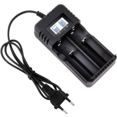 OEM Chargeur Intelligent À 2 Fentes Pour Batteries Li-ion 18650/26650 Avec Écran Lcd Et Protection Sécurité Charge Rapide - Publicité OEM Chargeur Intelligent À 2 Fentes Pour Batteries Li-ion 18650/26650 Avec Écran Lcd Et Protection Sécurité Charge Rapide - Publicité