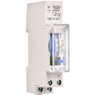 ABYSSE Minuterie Mécanique De 24 Heures Minuterie Minimale De 15 Minutes Montage Sur Rail Batterie Intégrée, Sul180a Ac220-240v Gris - Sul180a Ac220-240v Gris - Publicité ABYSSE Minuterie Mécanique De 24 Heures Minuterie Minimale De 15 Minutes Montage Sur Rail Batterie Intégrée, Sul180a Ac220-240v Gris - Sul180a Ac220-240v Gris - Publicité