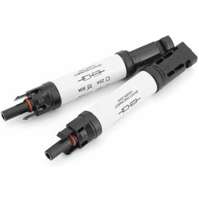 ABYSSE Connecteur Mc4 Avec Fusible 30a – Étanchéité Ip67 – Boîtier En Plastique Ppo Haute Résistance – Pour Systèmes Photovoltaïques - M-c-4 - Publicité ABYSSE Connecteur Mc4 Avec Fusible 30a – Étanchéité Ip67 – Boîtier En Plastique Ppo Haute Résistance – Pour Systèmes Photovoltaïques - M-c-4 - Publicité