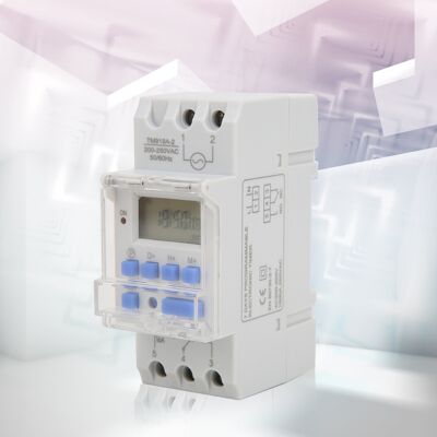 LBVIE Minuterie Numérique Programmable Tm919a-2 200-250 V Ca 16 A Avec Écran Lcd Et 7 Jours - Publicité LBVIE Minuterie Numérique Programmable Tm919a-2 200-250 V Ca 16 A Avec Écran Lcd Et 7 Jours - Publicité