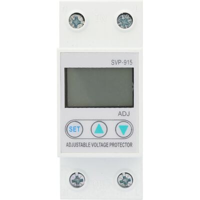 LBVIE Écran Lcd, Monophasé, Protecteur De Surtension Et De Sous-tension Réglable 230 V Ca (63 A) - Publicité LBVIE Écran Lcd, Monophasé, Protecteur De Surtension Et De Sous-tension Réglable 230 V Ca (63 A) - Publicité