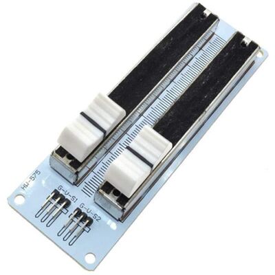 OEM Module Potentiomètre Linéaire Coulissant À -double Rangée 10 Kω Pour Arduino Et Mélangeur, Résistance De Glissement Linéaire-dou - Publicité OEM Module Potentiomètre Linéaire Coulissant À -double Rangée 10 Kω Pour Arduino Et Mélangeur, Résistance De Glissement Linéaire-dou - Publicité